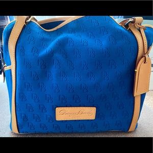 Dooney & Bourke Signature Fabric Tote - Royal Blue